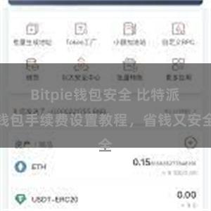 Bitpie钱包安全 比特派钱包手续费设置教程，省钱又安全