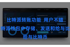 比特派转账功能  用户不错在比特派钱包中存储、发送和给与比特币